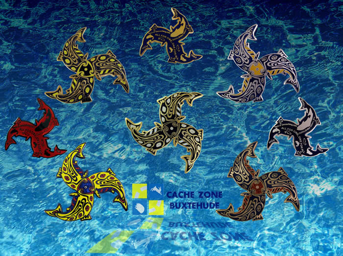 The Three Fisheteers Geocoin